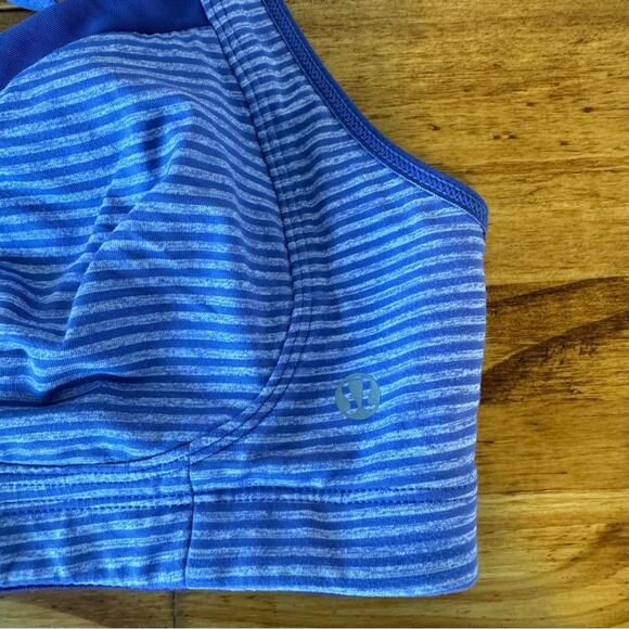 Lululemon Ta Ta Tamer II Persian Purple Heathered Stripe Size 8 - Picture 4 of 6